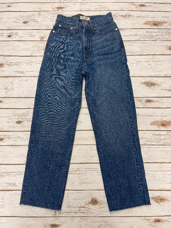 Wandering freely Jeans Straight By Madewell In Blue Denim, Size: 0