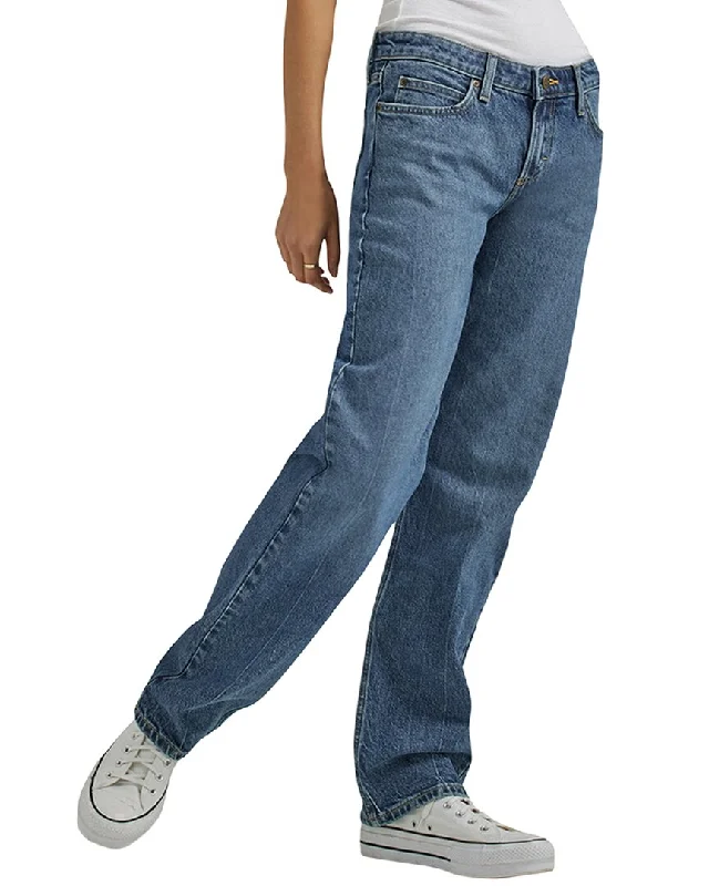 Comfortable Jeans LEE Blue Speed Low Rise Straight Jean