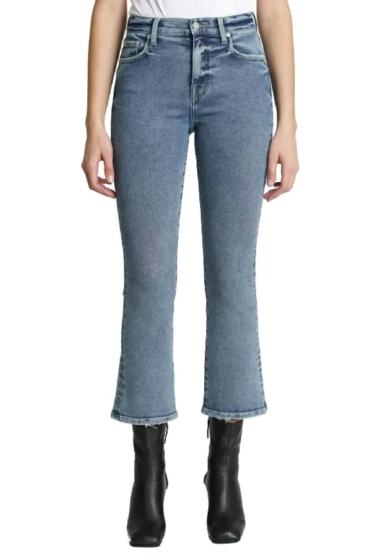 Dressing Tips Lennon High Rise Crop Boot Cut Jean In Glitch