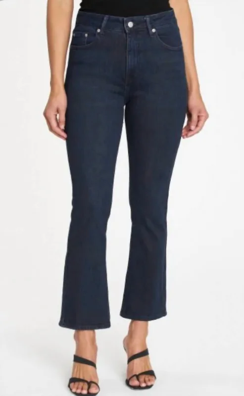 Fashion Style Lennon High Rise Crop Boot Jeans In Joyride