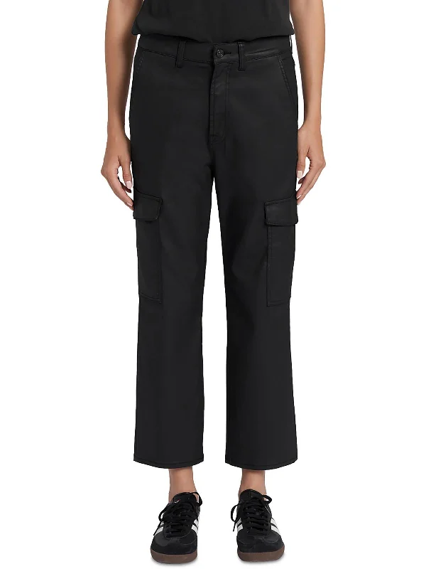Soft Layers Logan Womens Mid Rise Party Cargo Jeans