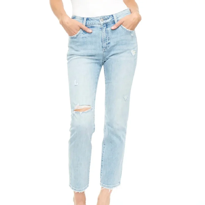 Comfortable And Versatile Monroe High Rise Cigarette Crop In Lenora