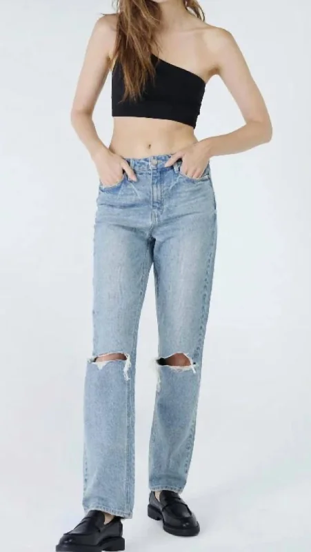 Eye-catching Personality Willa Vintage Mom Fit Straight Leg In Rogue