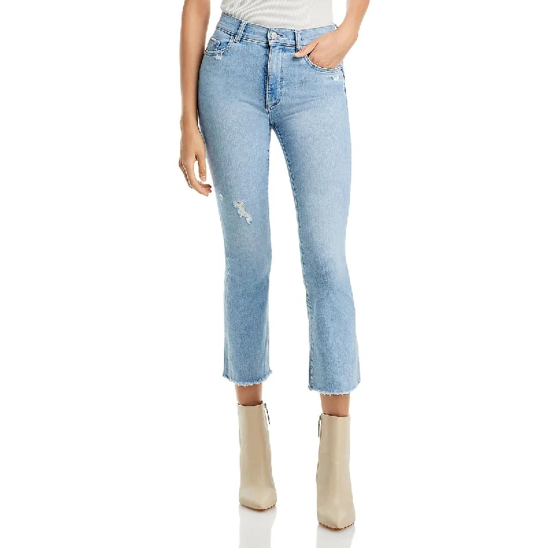 Unique Design Womens High Rise Boot Cut Bootcut Jeans