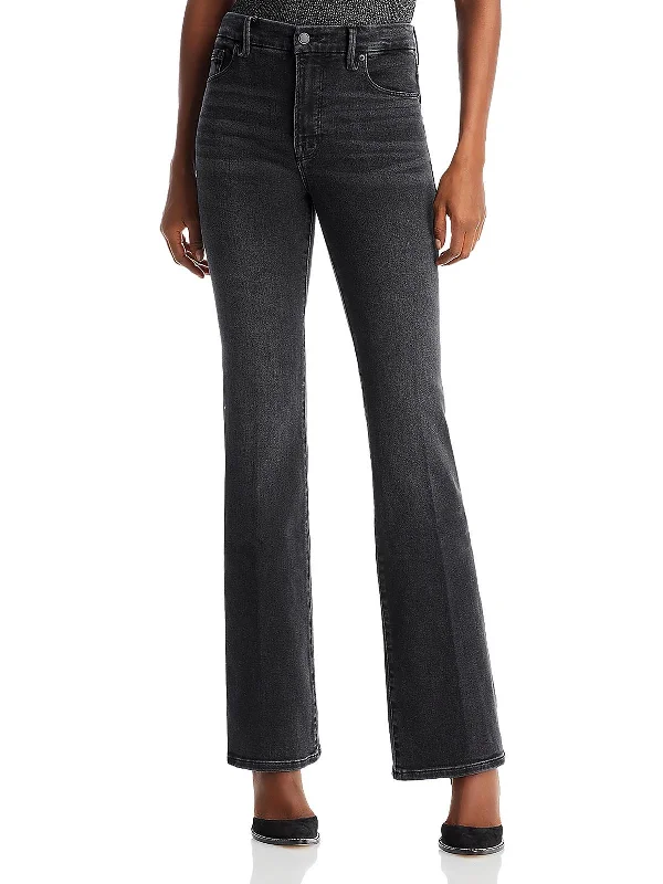 Carefree Style Womens High Rise Denim Bootcut Jeans
