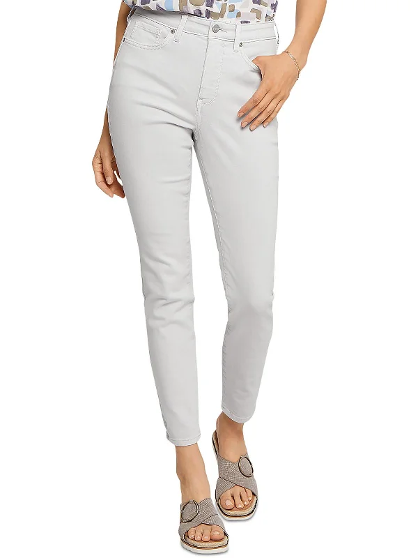 Womens Skinny Lift-Tuck Ankle Jeans