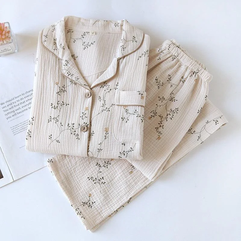 Elegant Wear Diaz Floral Cotton Crepe Nightsuits