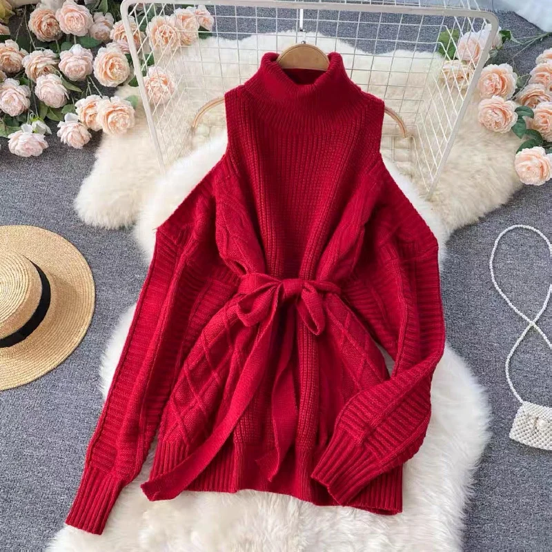 Relaxed Weekend Wear Labea Cold Shoulder Sweater
