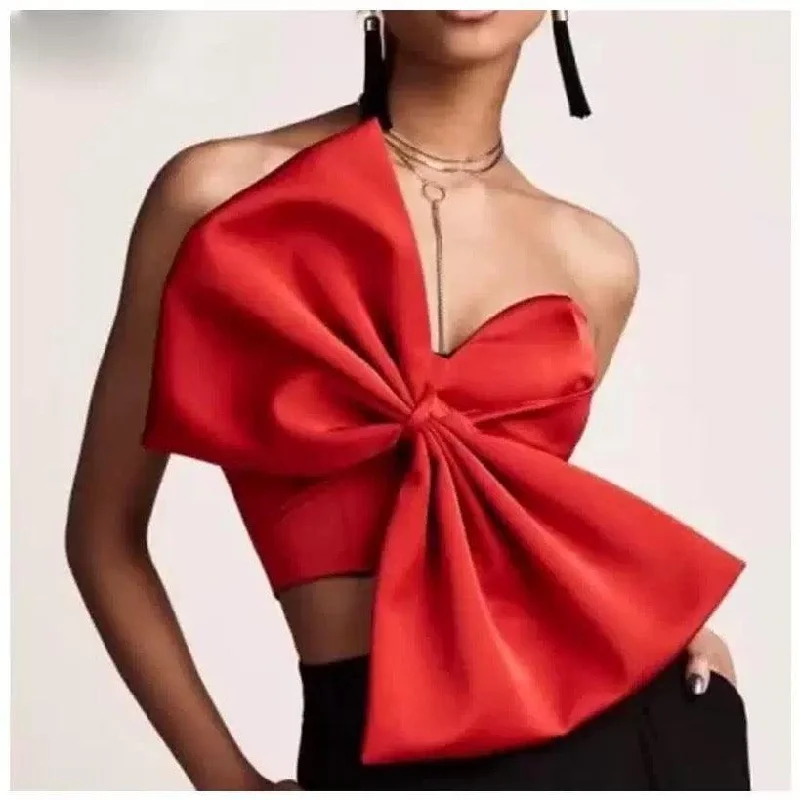 Breezy Style Love Bow Detailed Blouse