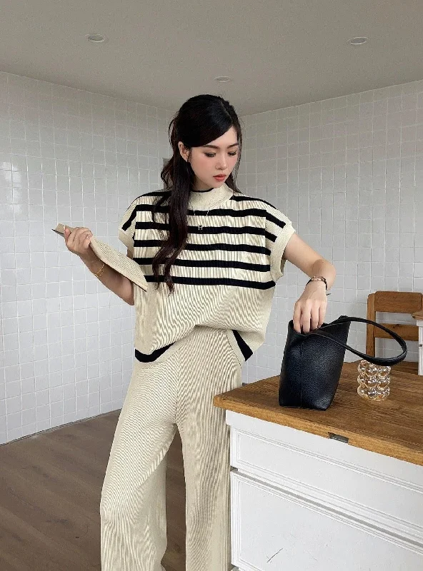 Youthful Matsel Ribbed Summer Co-ord Set