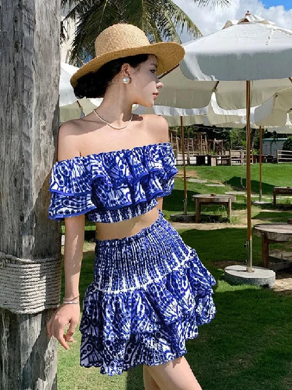Classic And Versatile Rhodes Luxe Blue Co-ord Set