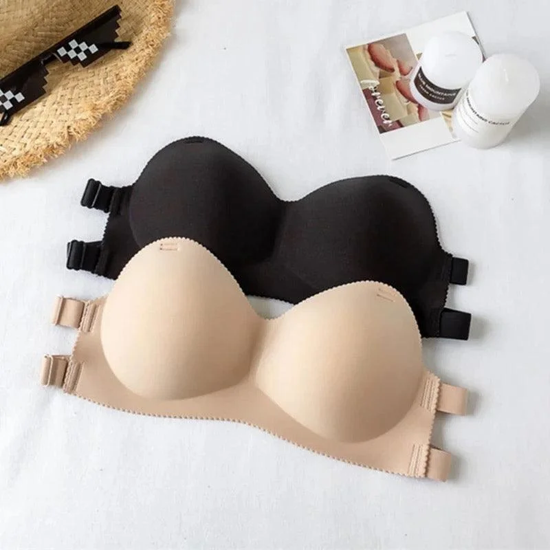 Knitted Design Roder Backless Seamless Bralettes