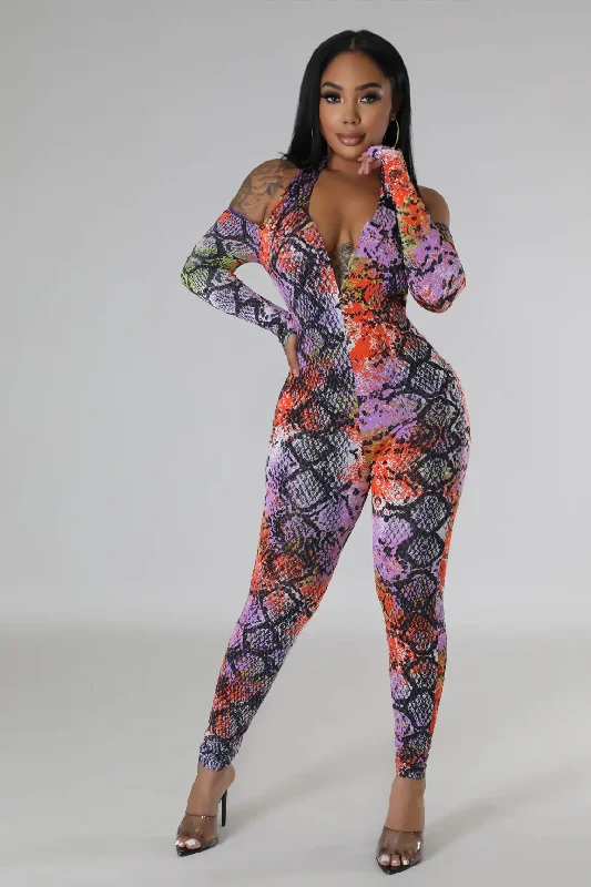 Smart Casuals Snake Fever Jumpsuit