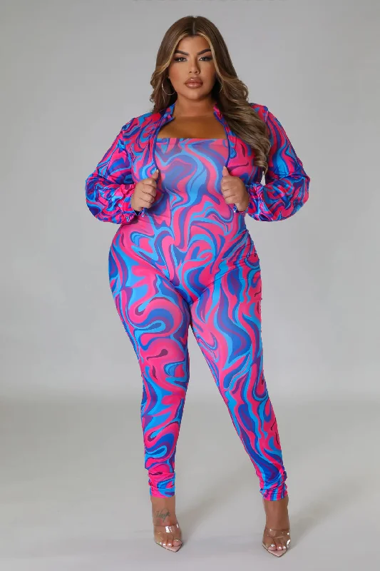 Cozy Apparel Sultry Vibes Jumpsuit Set