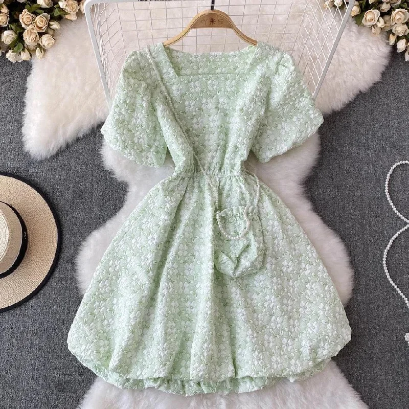 Dynamic Fashion Susaine floral statement dress with bag