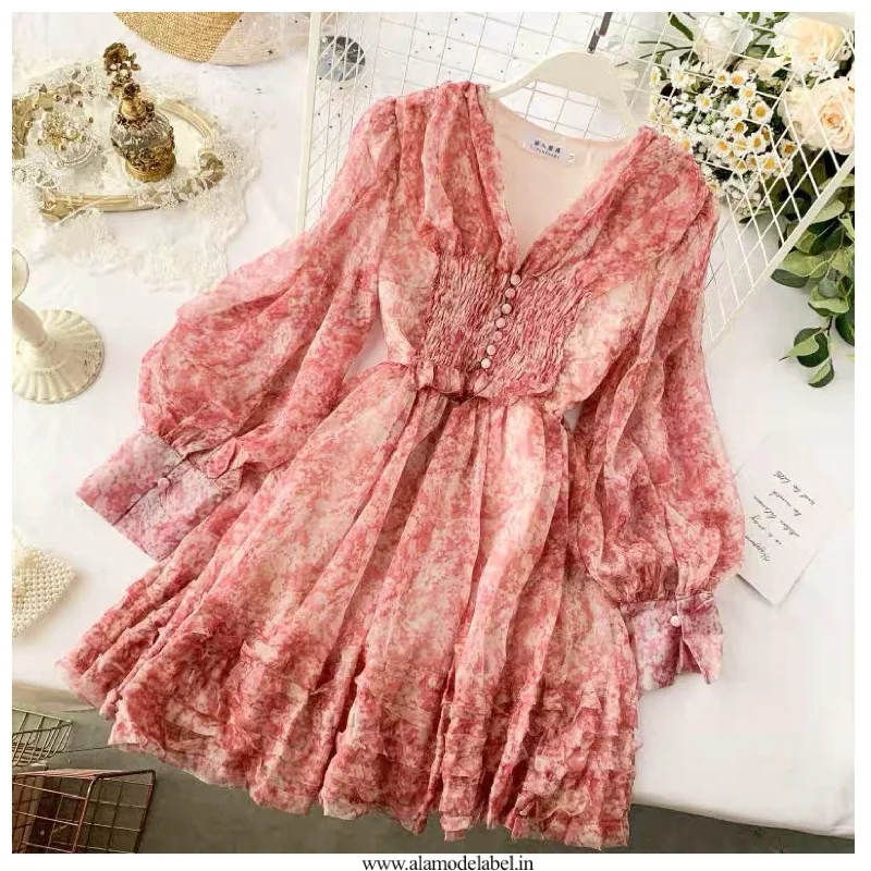 Easy Chic Wear Tennah Floral Dress