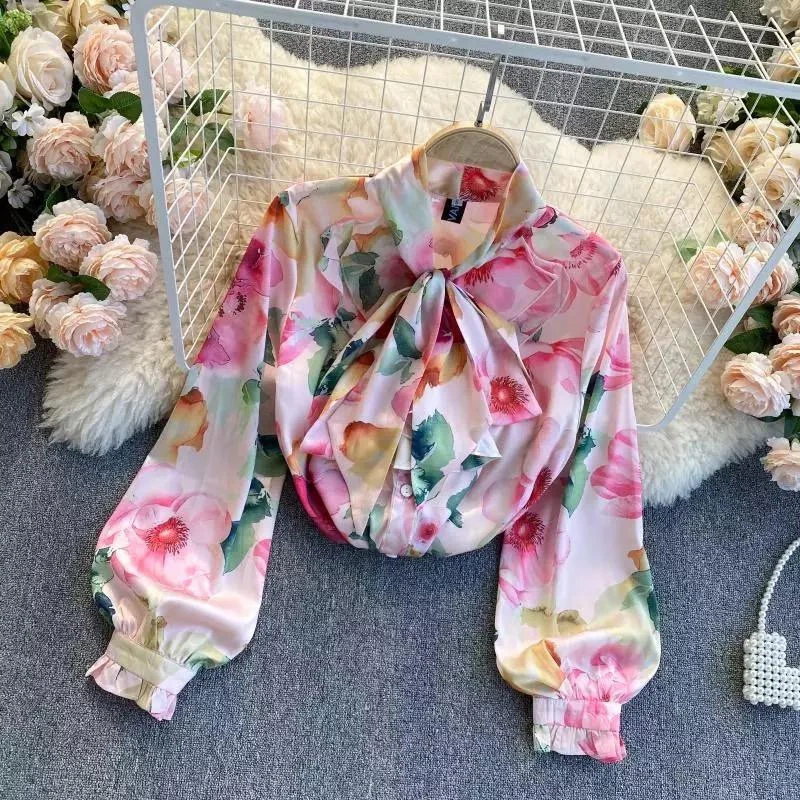 Floral Prints Tulip Floral Blouses