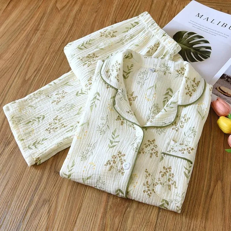 Comfy Pants Vaco Floral Cotton Crepe Nightsuits