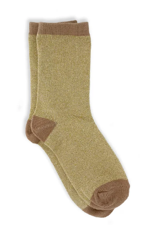 Glitter Socks, Gold