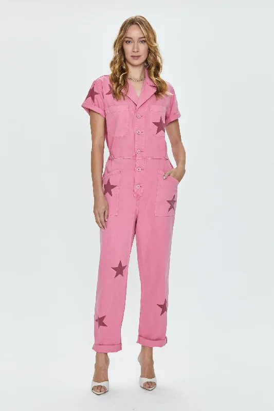 Grover Short Sleeve Field Suit - Royal Flamingo