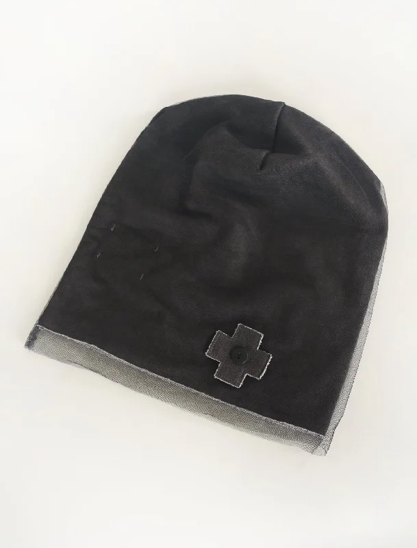 A Mesh Beanie, Asphalt