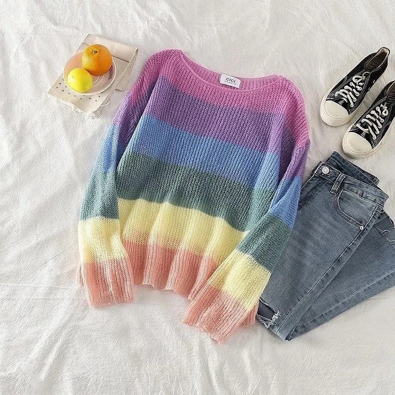 Rainbow Pullover