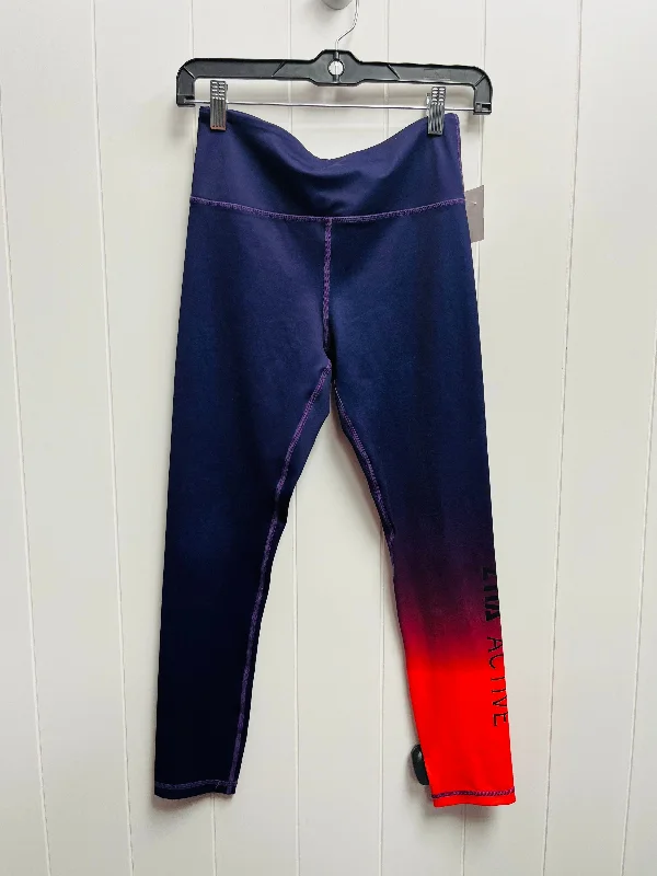 Printed Patterns Athletic Leggings By Zyia  Size: 4