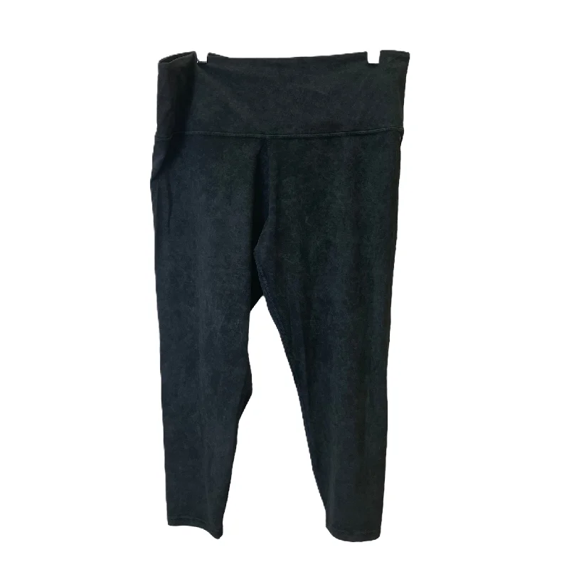 Fresh And Simple Black Athletic Leggings By Athleta, Size: 2x