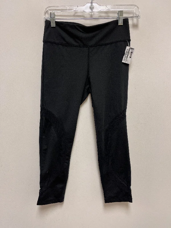 Noble Temperament Black Athletic Leggings Mono B, Size S