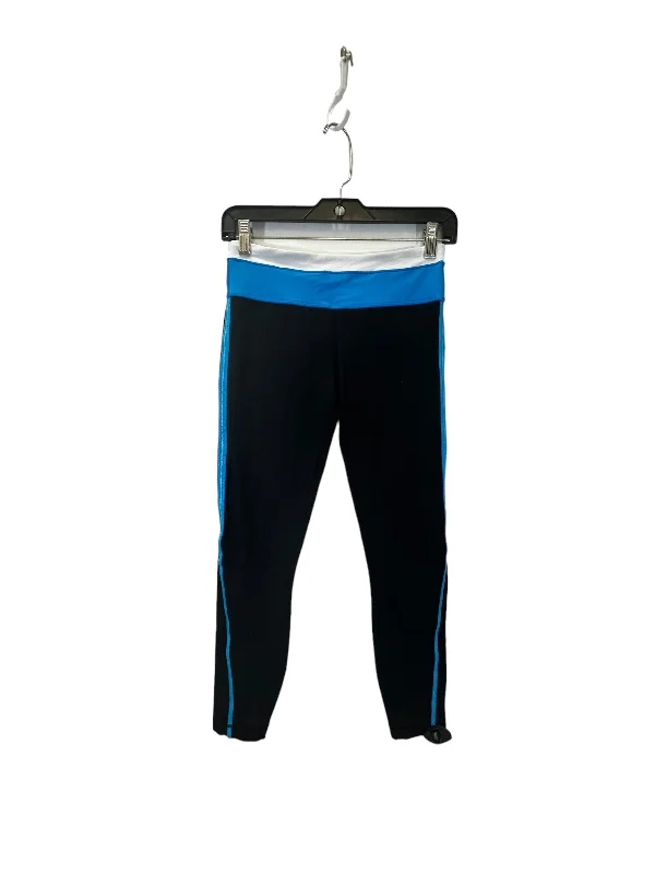 Sporty Wear Black & Blue Athletic Leggings Lululemon, Size 4
