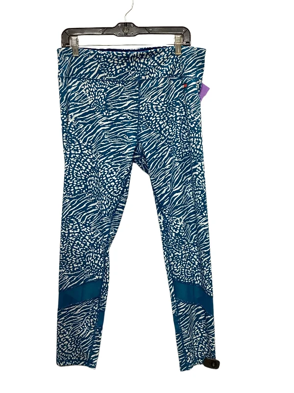 Light Comfort Blue Athletic Leggings Tommy Hilfiger, Size Xl