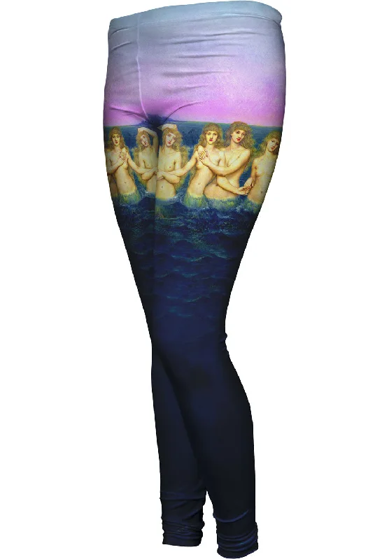 Sports And Leisure Evelyn De Morgan - "The Sea Maidens" (1886)