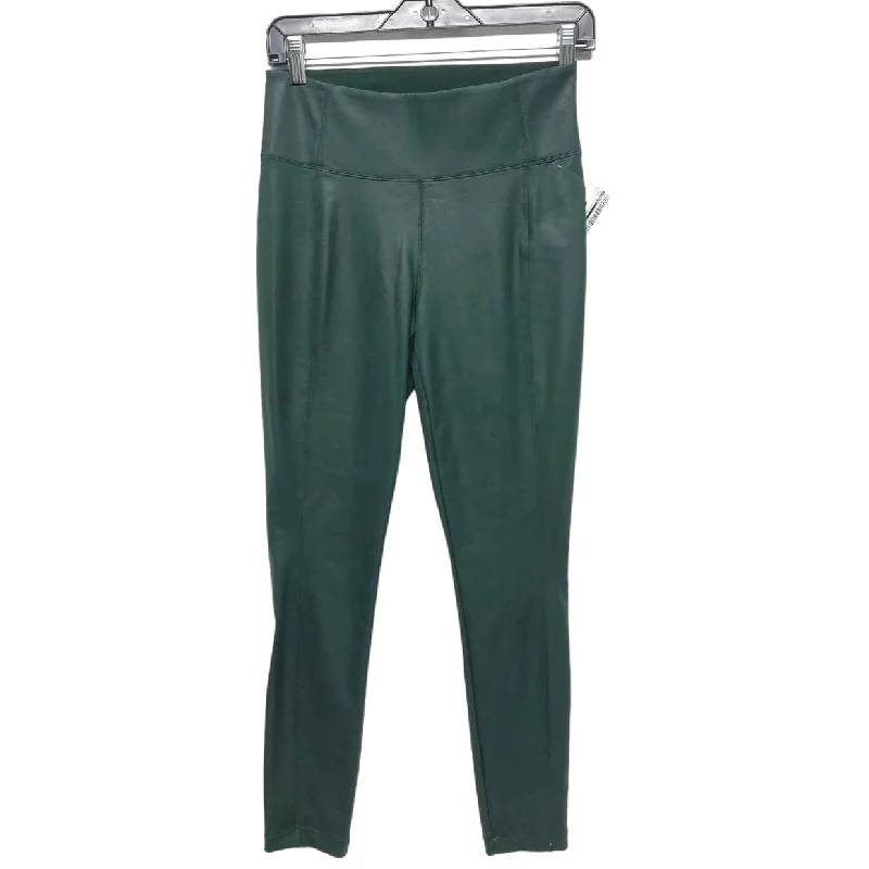 Sweet Breath Green Athletic Leggings Athleta, Size S