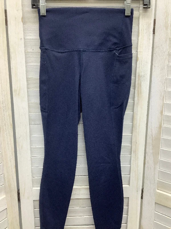 Effortless Looks Navy Athletic Leggings Capris Lululemon, Size S