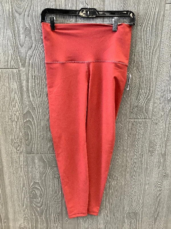 Easy Fashion Orange Athletic Leggings Old Navy, Size M