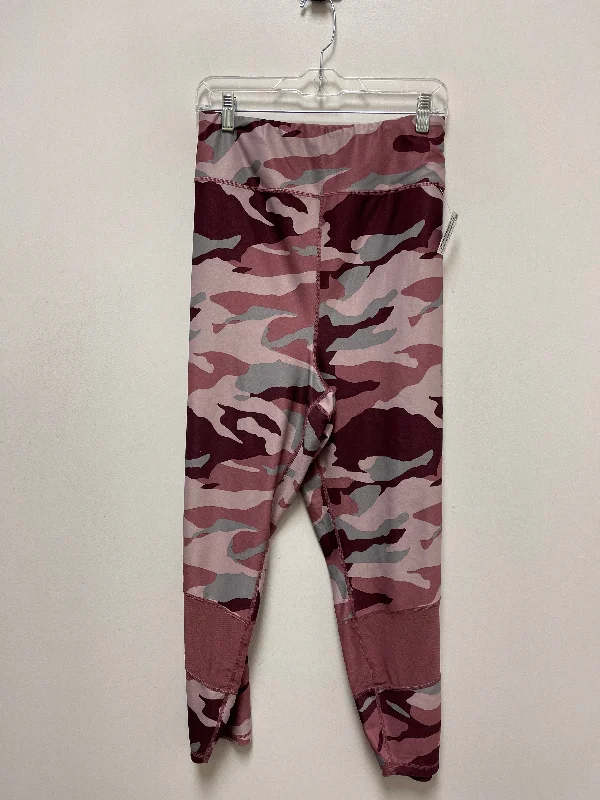 Lace Design Pink Athletic Leggings Nine West, Size 3x