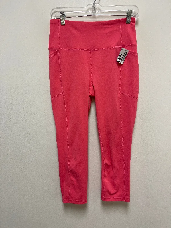 Fresh And Natural Pink Athletic Leggings Rbx, Size M