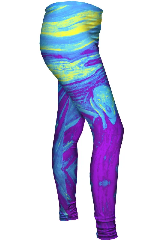 Urban Chic Pop Art - "Munch Scream Yellow Purple" (1893)