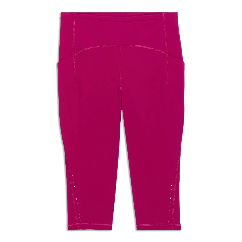 Practical Style Swift Speed High-Rise Crop - Resale