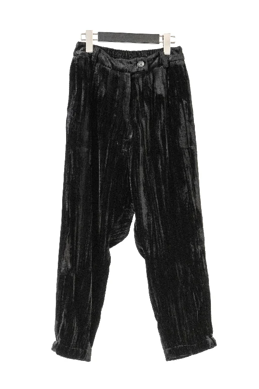 Must-have For Fashion tous les deux ensemble/Crushed Velor Sarouel Pants