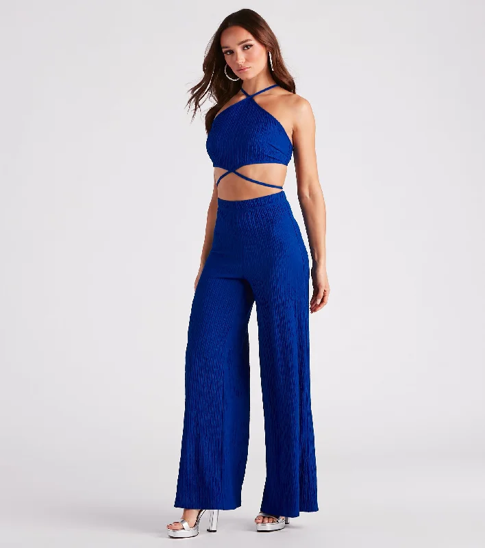 Soft Comfort Wear Always Alluring Wide-Leg Pants