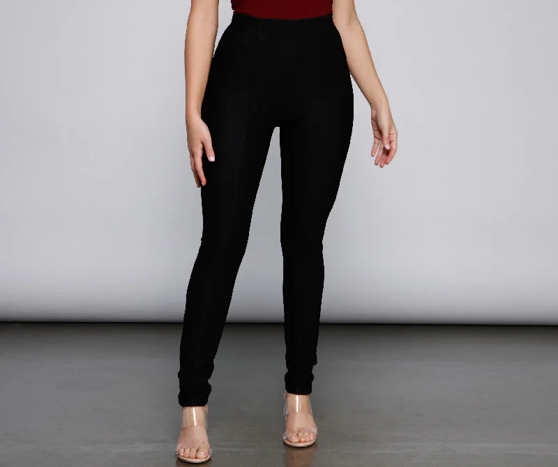 Casual Comfort Back To Basics High Waist Leggings
