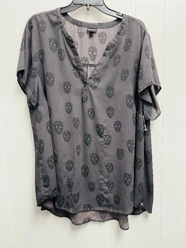 Cozy Knits Black Top Short Sleeve Torrid, Size 3x