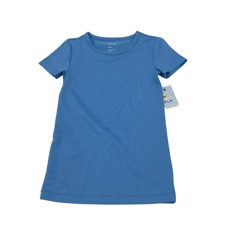 Must-have For Fashion BLUE ATHLETIC TOP SS by FLX Size:S