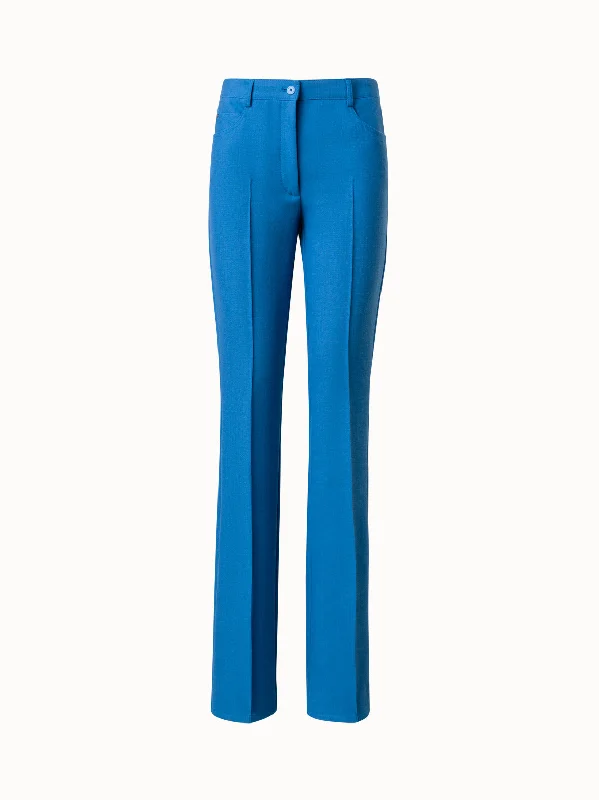 Cozy Shirts Bootcut Pant in Pebble Crêpe