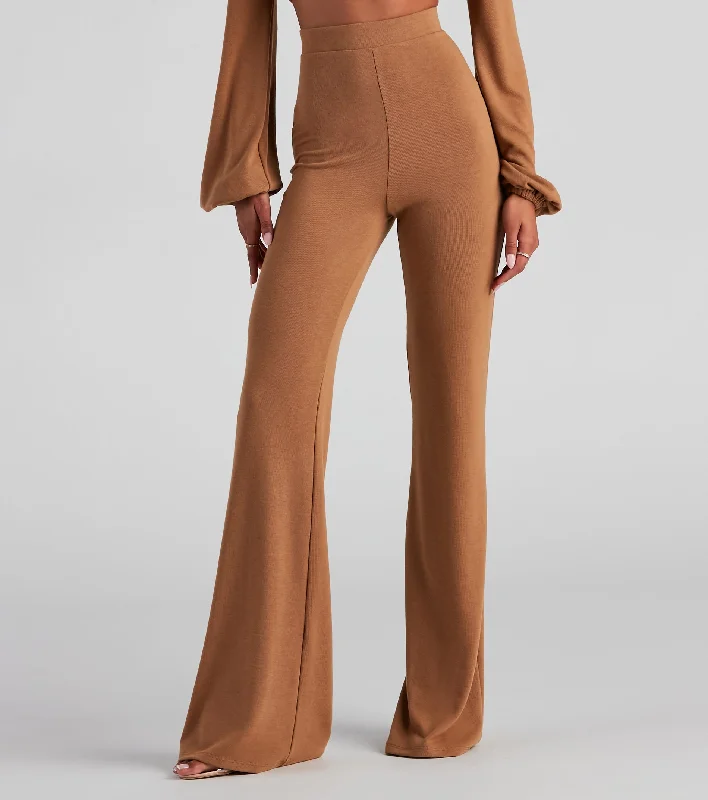 Comfortable And Casual Cabana High-Rise Wide Leg Pants