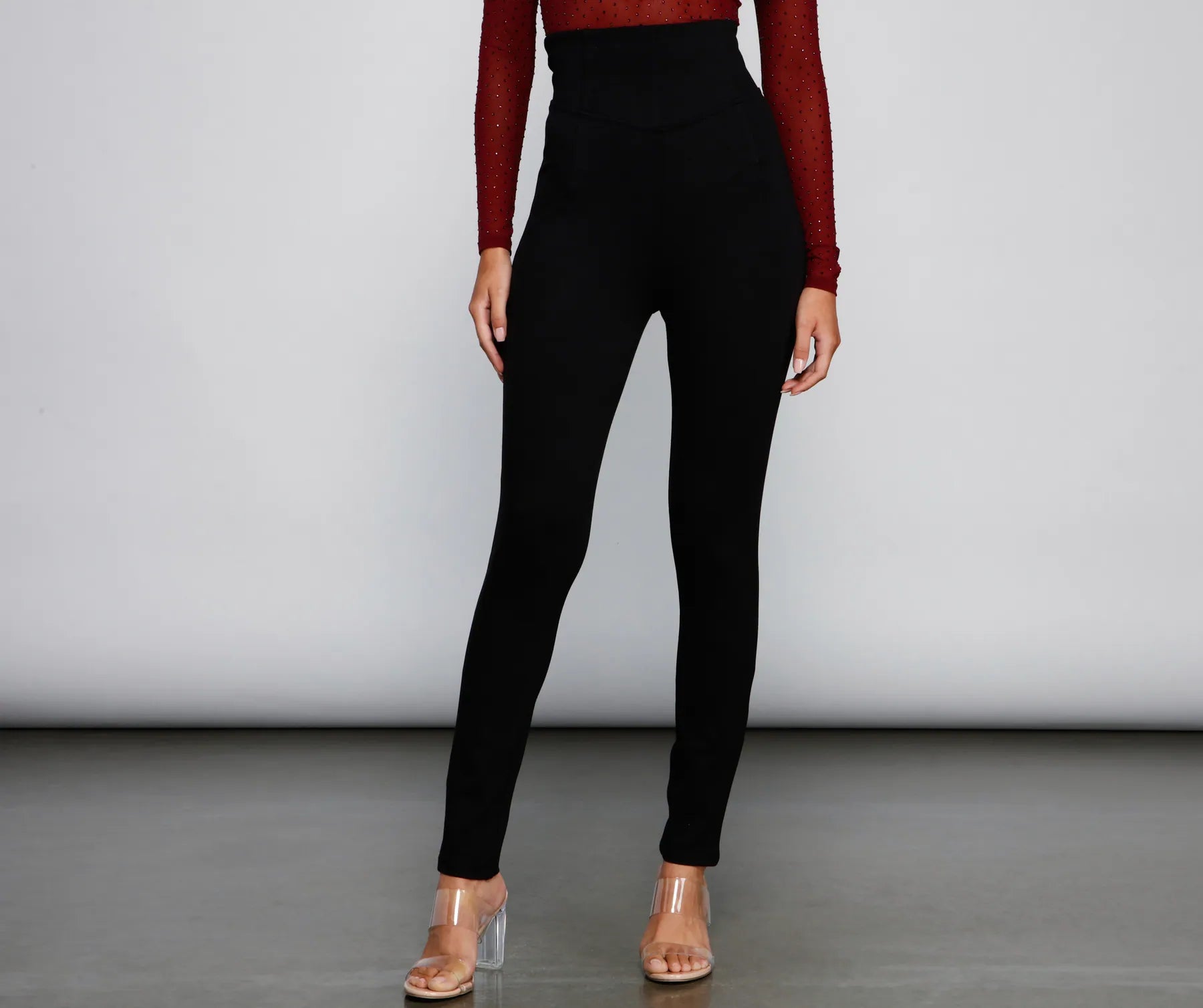 Easy Chic Classic High Waist Ponte Knit Leggings