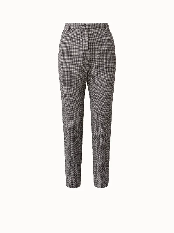 Elegant Casuals Cotton Seersucker Tapered Pants