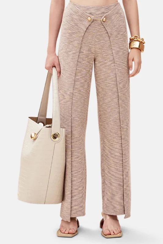 Easy Chic Wear Amandine Knit Pant Canyon Tan