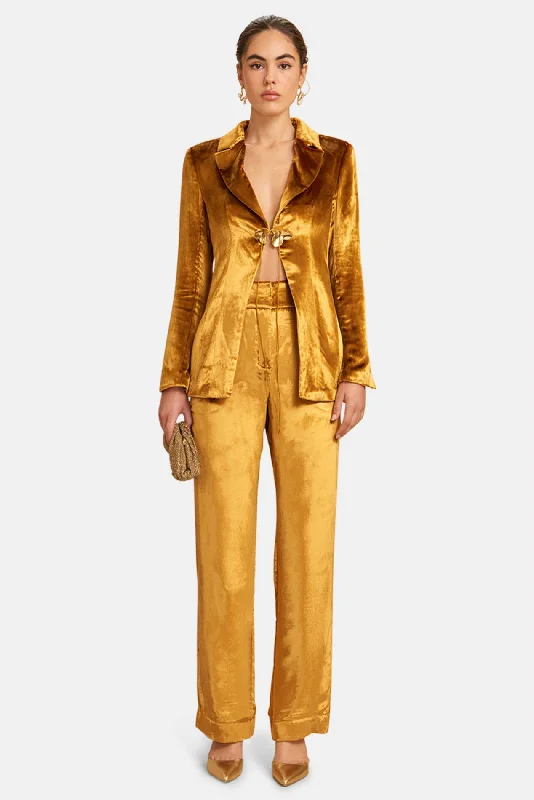Comfortable Chic Jeorge Pant Gold